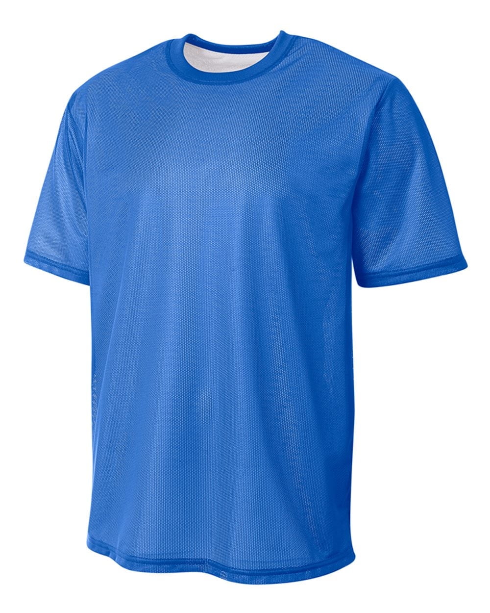 Youth XXS Royal/White Mesh Polyester Short Sleeve Jersey