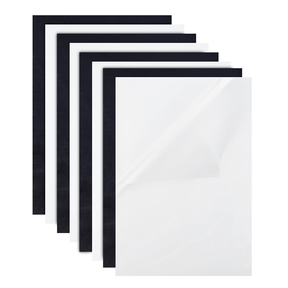 A4 Matte Vinyl Transfer Film For T-shirt Garment Mixed Color 29.7x21x0.02cm 2 colors 5sheets/color 10sheets/set DIY