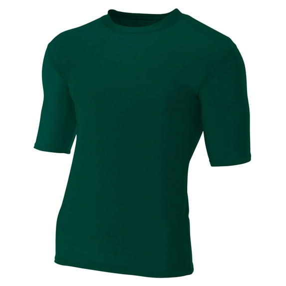 A4 Men's 7 vs 7 Compression T-Shirt - FOREST - 3XL