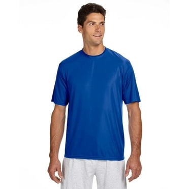 A4 Men's Cooling Performance Crew Short Sleeve, Royal, 4X-Large