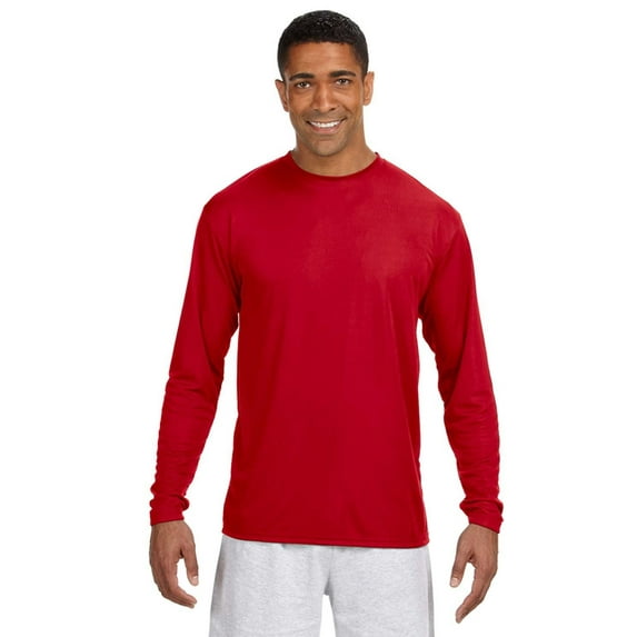 A4 Men's Cooling Performance Long Sleeve T-Shirt - N3165