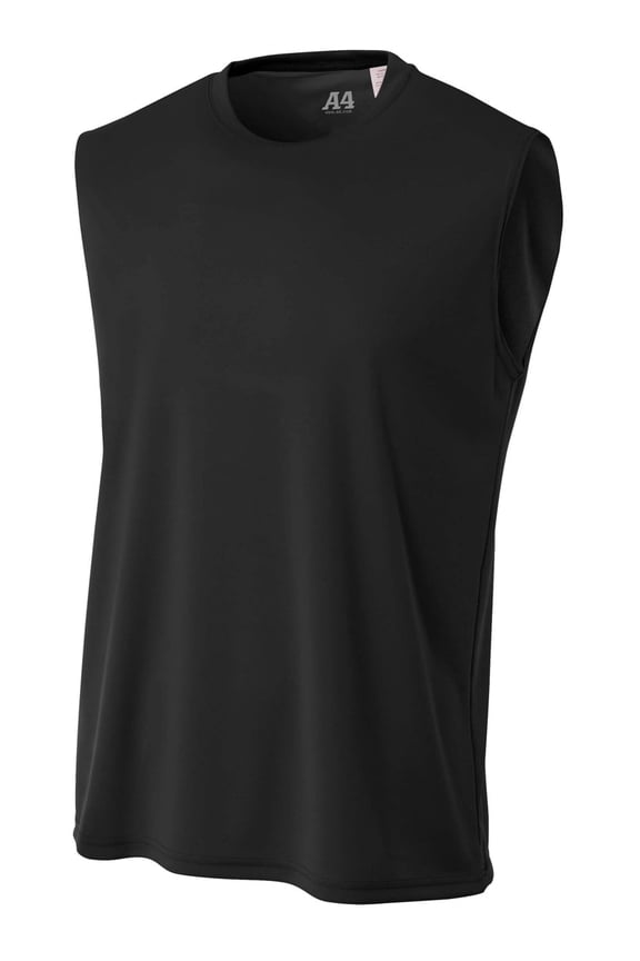 Men's Cooling Performance Muscle T-Shirt, Black - XL