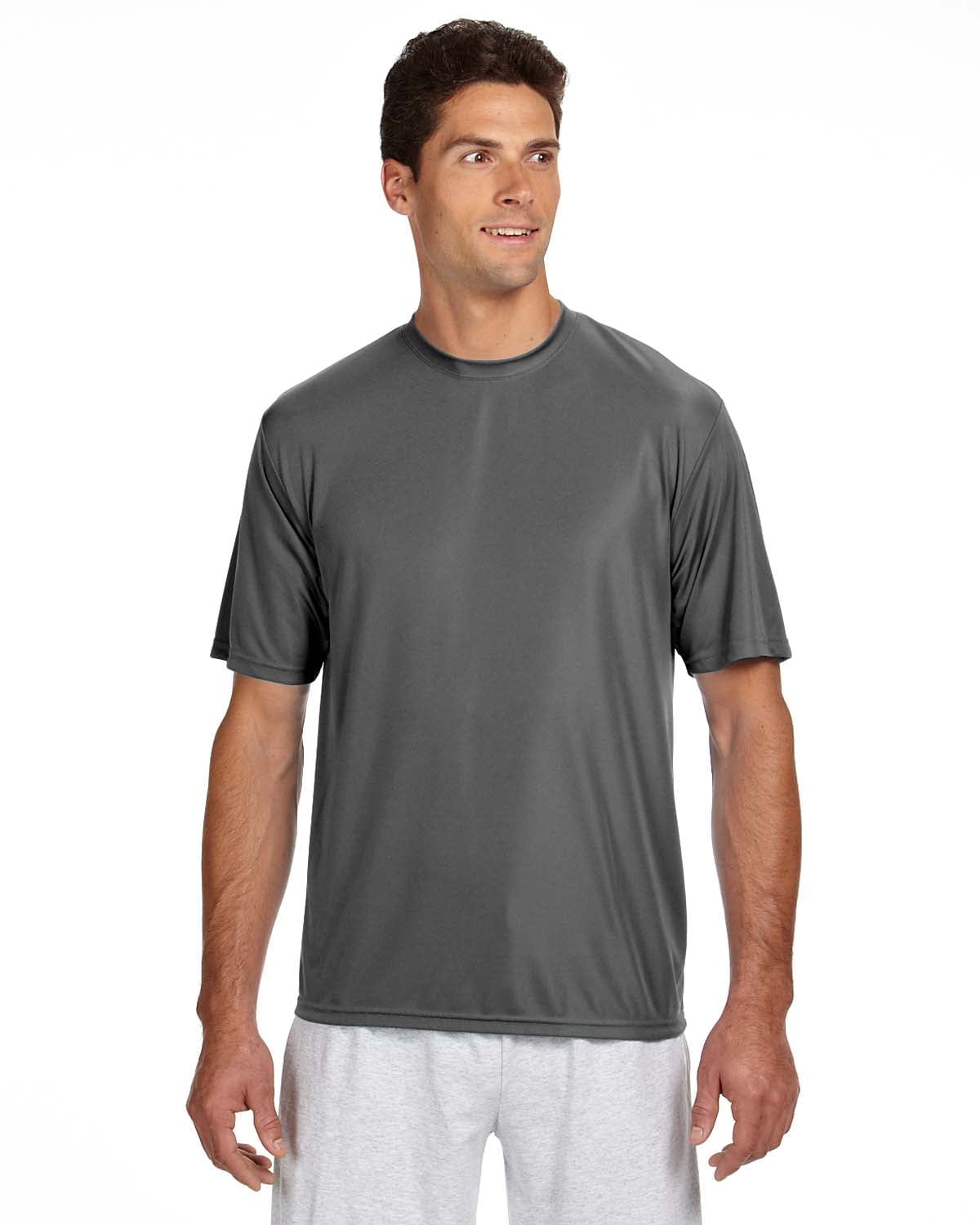 ◆KODAK◆ Professional Wave Short Sleeve Shirt GREY K4323EWT A4 Men's Cooling Performance Crew Short Sleeve T-Shirt
