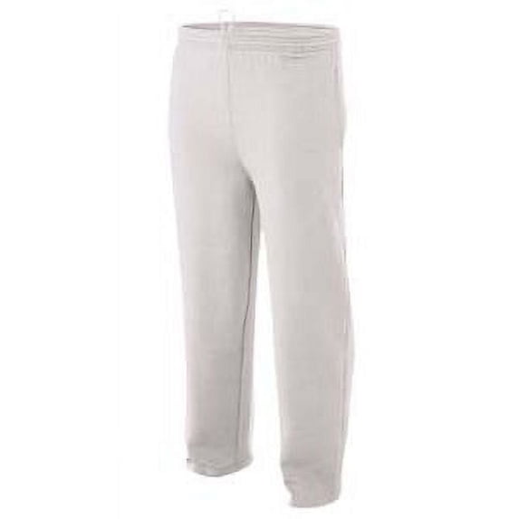 A4 Men's Open Bottom Pocketed Fleece Pants N6189