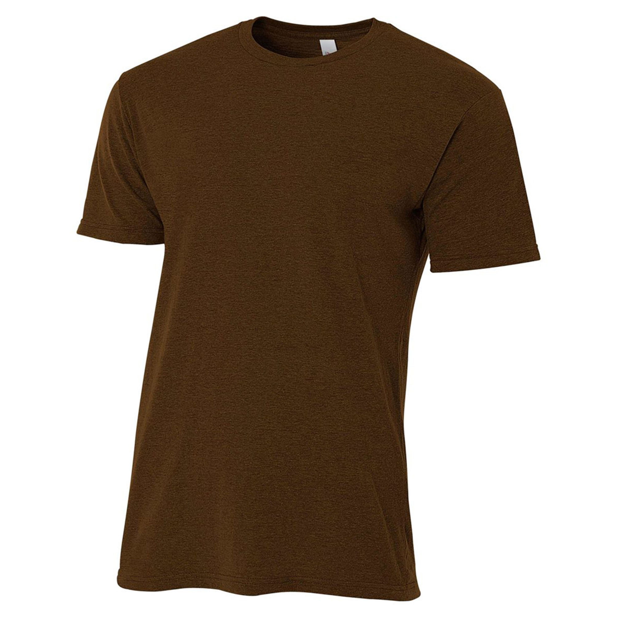 A4 Men's Rib Knit Side Seamed Shoulder Taping T-Shirt