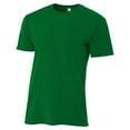thumbnail image 1 of A4 Men's Rib Knit Side Seamed Shoulder Taping T-Shirt, 1 of 1