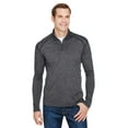 thumbnail image 1 of A4 Men's Tonal Space-Dye Quarter-Zip - N4010, 1 of 3