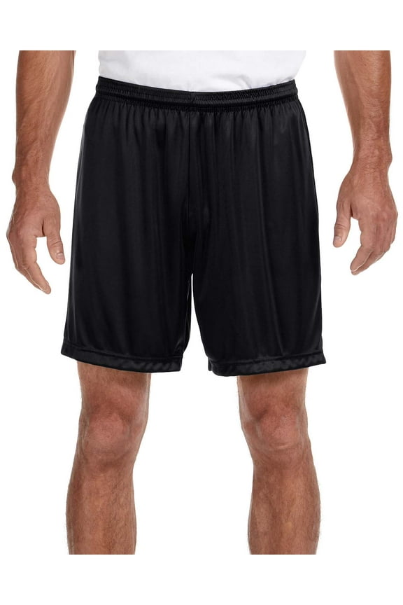 Mens Adult Cooling Active Performance Crew Neck Long Sleeve T-Shirt , Black, N5244