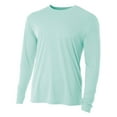 thumbnail image 1 of A4 Men's Cooling Performance Long Sleeve T-Shirt - PASTEL MINT - 3XL, 1 of 2