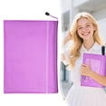 thumbnail image 1 of A4 Mesh Zipper Pouch Bag Multipurpose Document File Bag and Pencil Case for Travel Toiletry Makeup and Office Stationery Storage with Reinforced Zipper 1 ct, 1 of 8