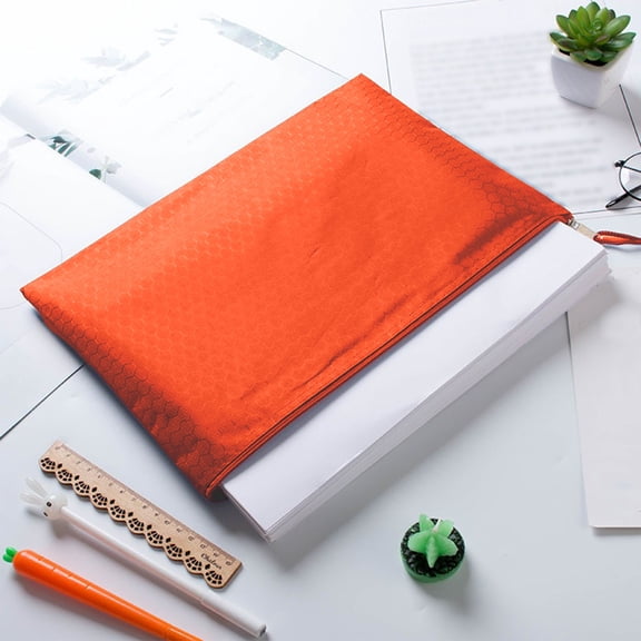A4 Mesh Zipper Pouch Bags, Waterproof Plastic Document Organizer Folders, Multipurpose File Bags for Office, Toys, Board Games, Puzzles, Travel, and Home Storage Supplies-1 Pack
