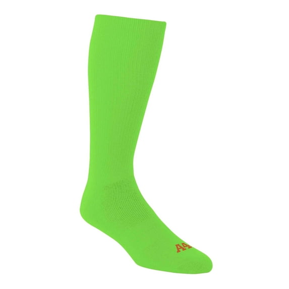 A4 Multi-Sport Tube Sock Arch Support For Mens Color Lime Size XL