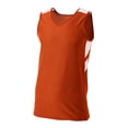 thumbnail image 1 of A4 N1178 Mens Fast Break Jersey - Orange/White - 2XL, 1 of 1