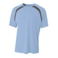 thumbnail image 1 of A4 N3001 Men's Spartan Short Sleeve Color Block Crew Neck T-Shirt, 1 of 3