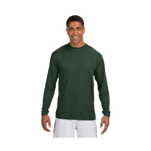 A4 N3165 Long Sleeve Cooling Performance Crew Shirt