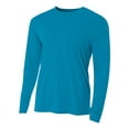 thumbnail image 1 of A4 N3165 Mens Cooling Performance Long Sleeve Crew - Electric Blue - 2XL, 1 of 3