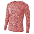 thumbnail image 1 of A4 N3305 Adult Space Dye Long Sleeve Raglan T Shirt, 1 of 2