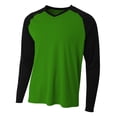 thumbnail image 1 of A4 N3374 Mens Long Sleeve Strike Raglan T Shirt, 1 of 3