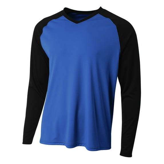 A4 N3374 Mens Long Sleeve Strike Raglan T Shirt
