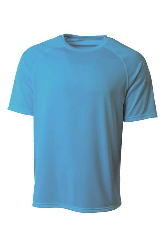 N3393 Mens SureColor Short Sleeve Cationic Tee - Lt Blue - 3XL