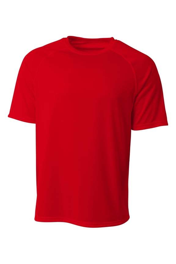 N3393 Mens SureColor Short Sleeve Cationic Tee - Scarlet - 4XL