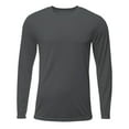 thumbnail image 1 of A4 N3425 Mens Sprint Long Sleeve Tee - Graphite - 3XL, 1 of 3