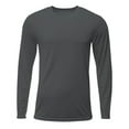 thumbnail image 1 of A4 N3425 Mens Sprint Long Sleeve Tee - Graphite - S, 1 of 3