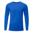 thumbnail image 1 of A4 N3425 Mens Sprint Long Sleeve Tee - Royal - XL, 1 of 3