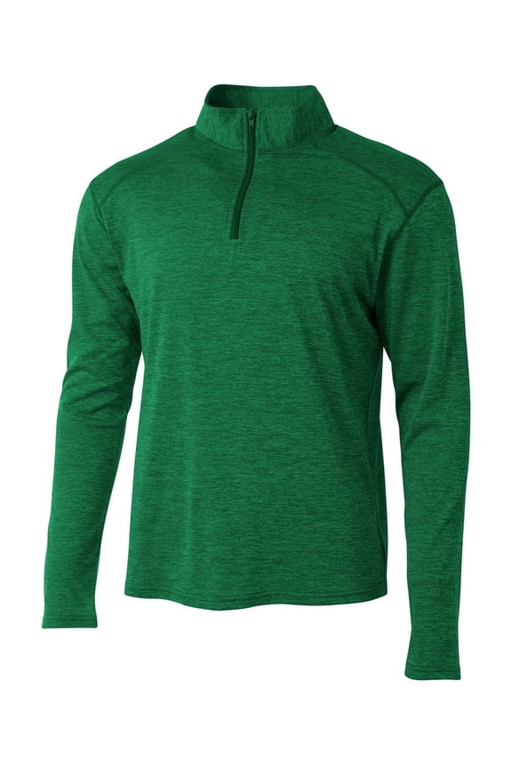 N4010 Mens Tonal Space Dye Quarter Zip