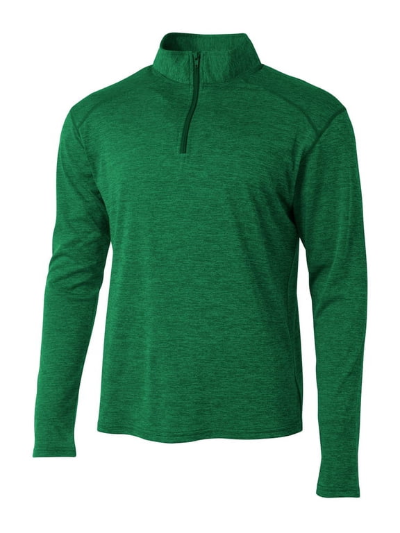 N4010 Mens Tonal Space Dye Quarter Zip