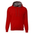 thumbnail image 1 of A4 N4279 Mens Sprint Fleece Hoodie - Scarlet - L, 1 of 2