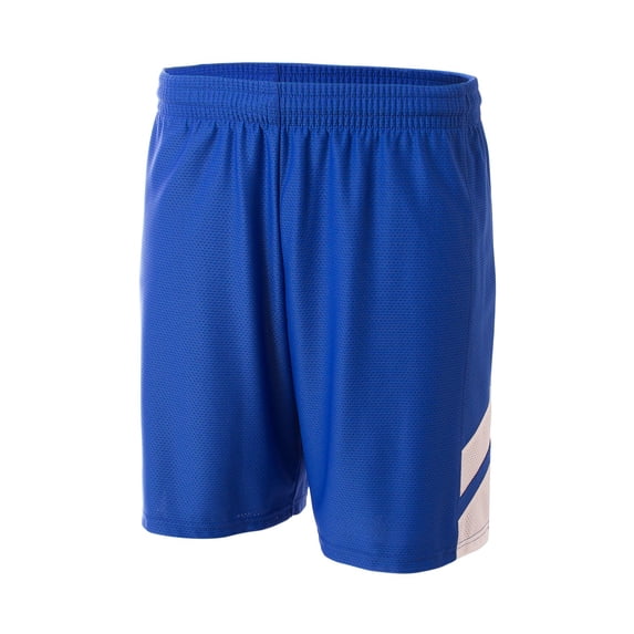 A4 N5178 Mens Fast Break Short - Royal/White - M