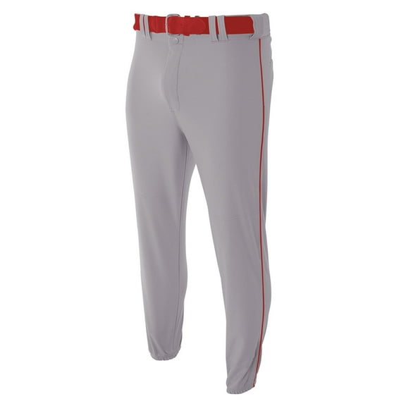 A4 N6178 Pro Style Elastic Bottom Baseball Pants