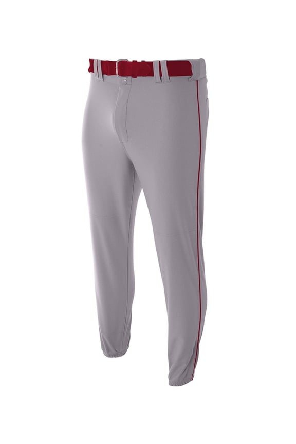 N6178 Pro Style Elastic Bottom Baseball Pants