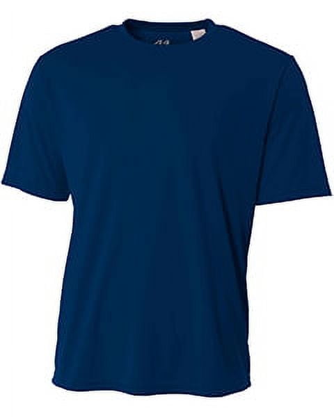 A4 Youth Performance Crew Neck T-Shirt - Short Sleeve Moisture Wicking Tee - View #3