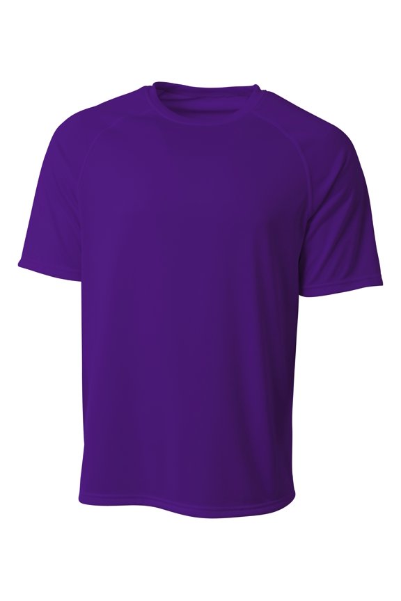 NB3393 Youth SureColor Short Sleeve Cationic Tee - Purple - L