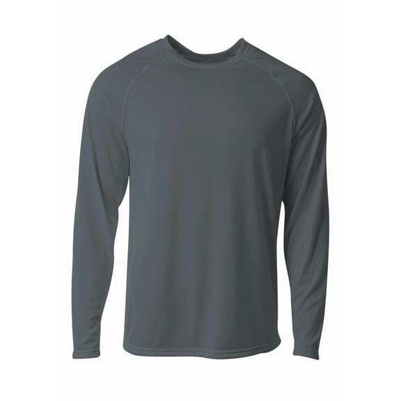A4 N3396 SureColor Long Sleeve Cationic Tee For Adult Size Male