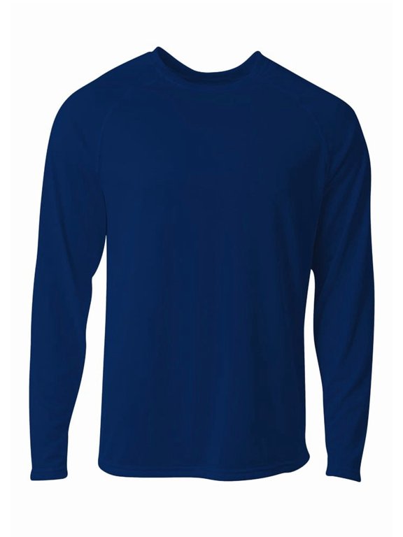 N3396 SureColor Long Sleeve Cationic Tee For Adult Size Male