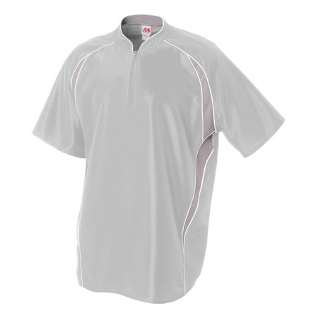 A4 NB4241 Youth 1 4 Zip Batting Jacket