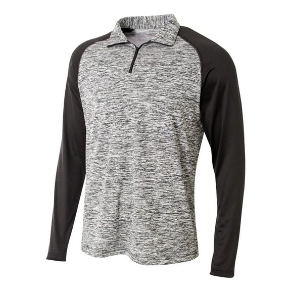 A4 NB4249 Boys Quarter Zip Space Dye