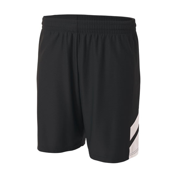 A4 NB5178 Youth Fast Break Short - Black/White - M