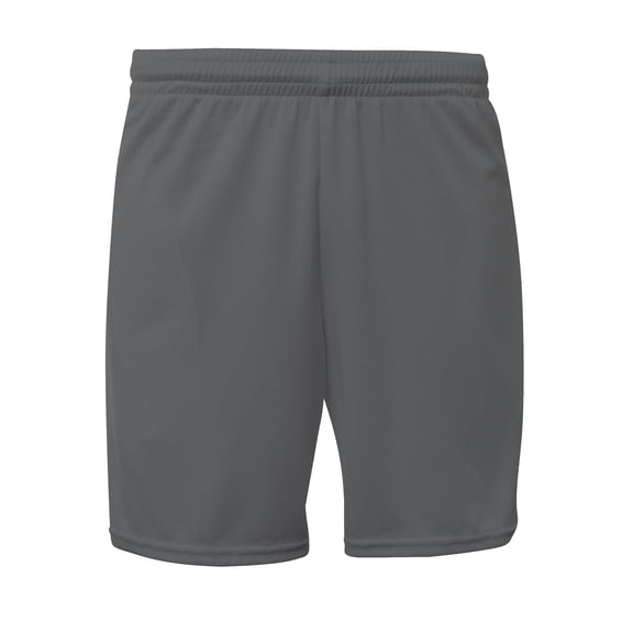 A4 NB5384 YouthFlatback Mesh Short with Pocket - Graphite - L