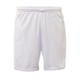 thumbnail image 1 of A4 NB5384 YouthFlatback Mesh Short with Pocket - White - L, 1 of 2