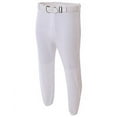 thumbnail image 1 of A4 NB6195 Youth Double Play Polyester Elastic Waist With Belt Loops Baseball Pant, 1 of 3