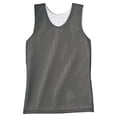 thumbnail image 1 of A4 NF1270 MENS REVERSIBLE MESH TANK, Graphite/ White, S, 1 of 1