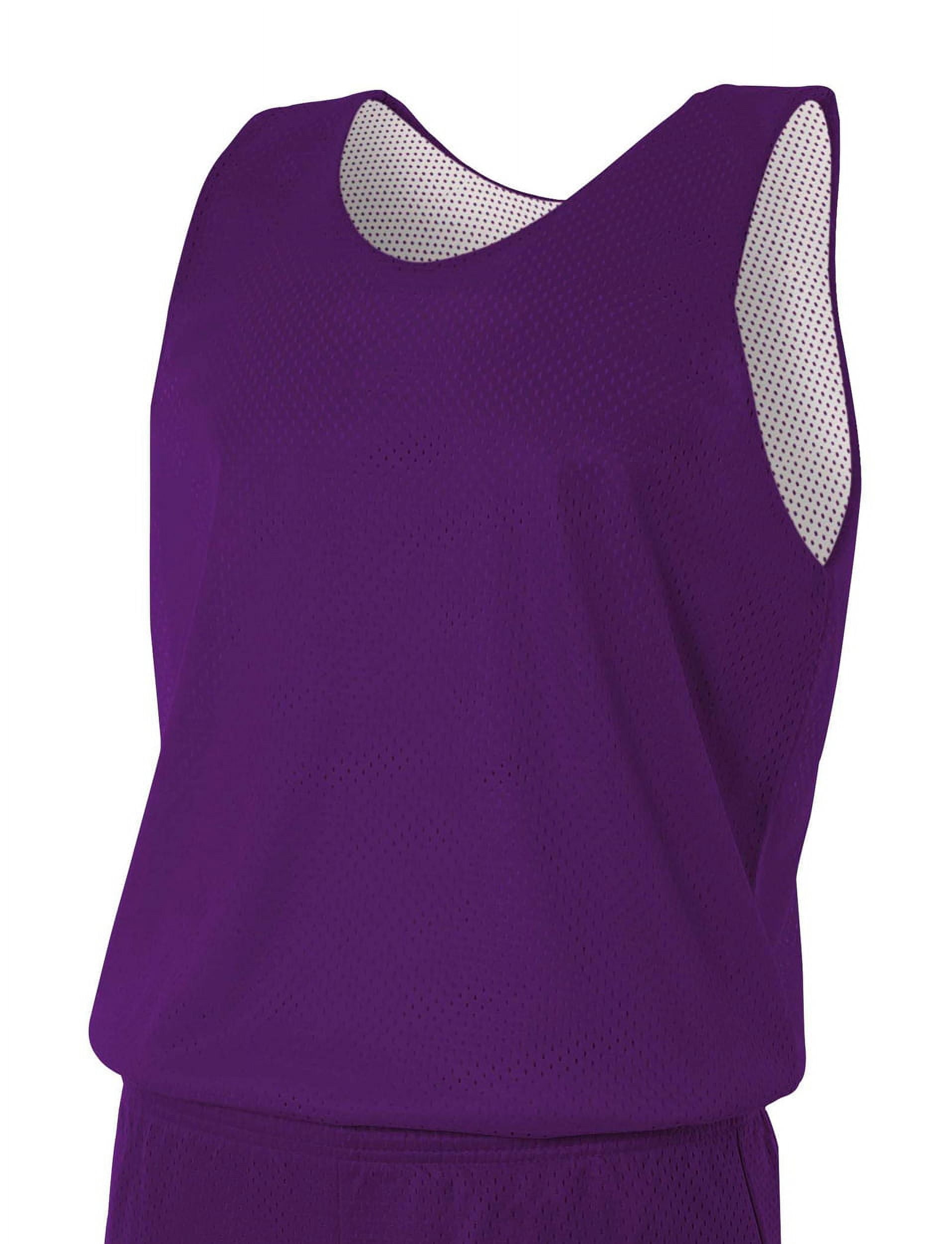 36 Pack Men's Reversible Mesh Jersey Tank - Orange / White main image 1