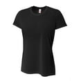 thumbnail image 1 of A4 NW3264 Womens Spun Poly Tee - Black - 2XL, 1 of 3