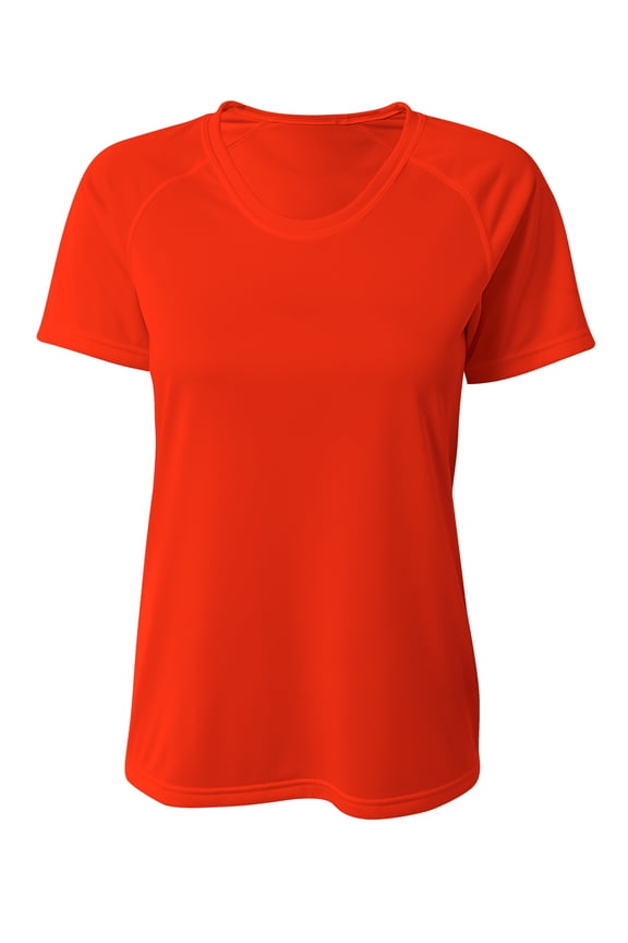 NW3393 Womens SureColor Short Sleeve Cationic Tee - Athletic Orange - L