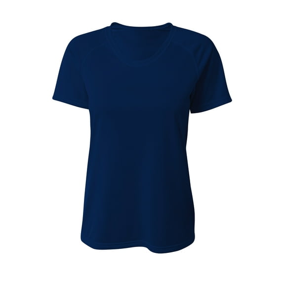 A4 NW3393 Womens SureColor Short Sleeve Cationic Tee - Navy - M