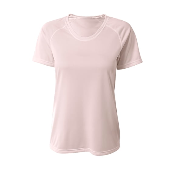 A4 NW3393 Womens SureColor Short Sleeve Cationic Tee - White - XS